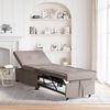 vidaXL Uittrekbare Sofa Bed Taupe 194 x 50 x 82 cm Multiplex