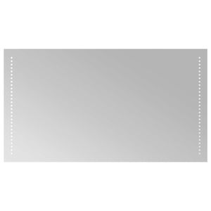 vidaXL LED Badkamer Spiegel Doorzichtig 90 x 50 cm gehard glas