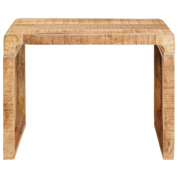 vidaXL Bijzettafel Bruin 60 x 35 x 46 cm Massief Mango Hout