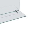 vidaXL Wandspiegel met schap 50x70 cm gehard glas
