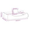 vidaXL Hondenbed met kussens 89x75x19 cm oxford stof bruin