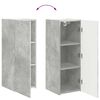 vidaXL Tv-meubelset 4 pcs Beton Grijs Bewerkt hout