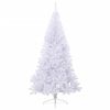 vidaXL Kunstkerstboom met standaard half 210 cm PVC groen
