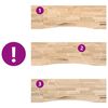 vidaXL Bureaublad rechthoekig 160x50x2,5 cm onbehandeld eikenhout