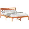 vidaXL Bedframe Bruin 120 x 200 cm Massief grenenhout