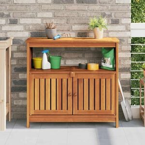 vidaXL Tuinwandtafel 80x35x75 cm massief acaciahout