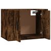 vidaXL Tv-wandmeubels 3 st 57x34,5x40 cm gerookt eikenkleurig
