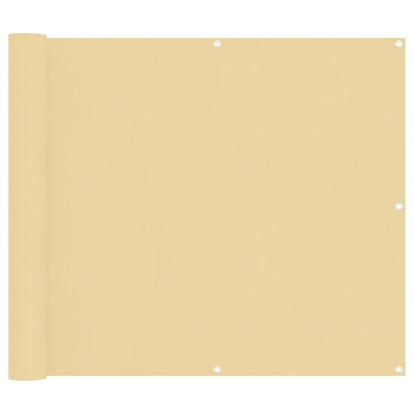 vidaXL Balkon Scherm PU gecoat oxford alu