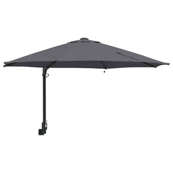 vidaXL Tuinparasol Antraciet 248 x 248 x 148 cm Polyester en staal