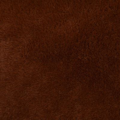vidaXL Hondenmand linnen-look 85,5x70x23 cm fleece bruin
