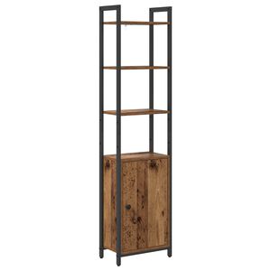vidaXL Boekenkast 6-laags 40 x 24 x 161 cm Bewerkt hout Oud Hout
