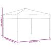 vidaXL Partytent inklapbaar 3x3 m rood