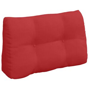 vidaXL Rugkussen Rood 80 x 24 x 50 cm Stof