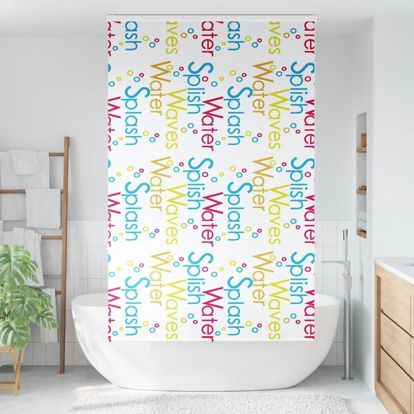 vidaXL Doucherolgordijn met cassette 140x240 cm stofbreedte 136 cm