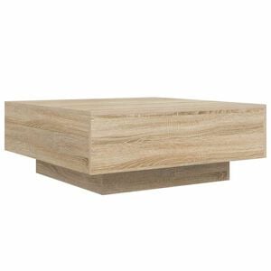 vidaXL Salontafel 80x80x31 cm spaanplaat sonoma eikenkleurig