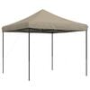 vidaXL Partytent inklapbaar pop-up 292x292x315 cm taupe