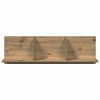 vidaXL Wandkast 100x16,5x30 cm bewerkt hout artisanaal eikenkleurig