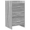 vidaXL Nachtkastjes Grijs Sonoma 40 x 36 x 70 cm Bewerkt hout