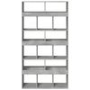 vidaXL Boekenkast 100x33x187,5 cm bewerkt hout betongrijs