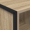 vidaXL Salontafel Sonoma 80 x 50 x 40 cm Bewerkt hout