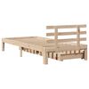 vidaXL Bedframe met lades massief grenenhout 75x190 cm