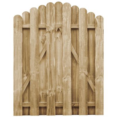 vidaXL Poort 100x125 cm geïmpregneerd grenenhout