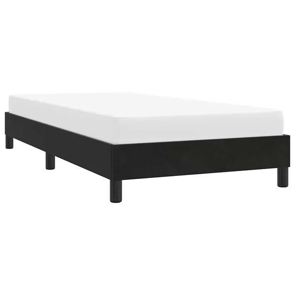 vidaXL Bedframe zonder matras 90x220 cm fluweel zwart