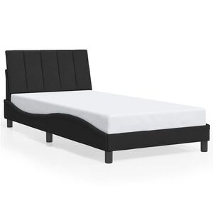 vidaXL Bedframe zonder matras "Hanko" 100x200 cm fluweel zwart