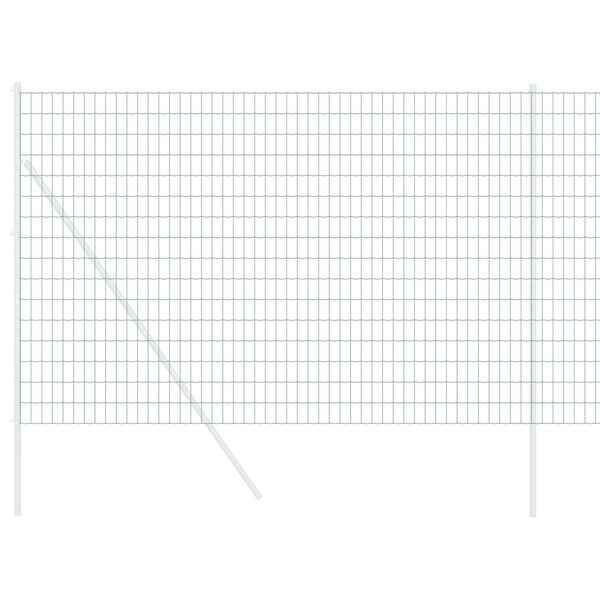 vidaXL Euro Hek Groen 1.6 x 10 m PVC-gecoat ijzer