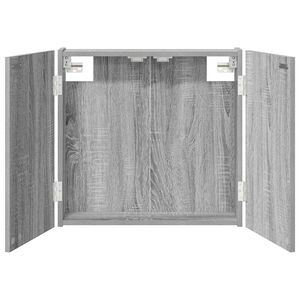 vidaXL Dartbord Kabinet Grijs Sonoma 56 x 12 x 53,5 cm Bewerkt hout