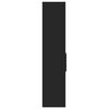 vidaXL Hoge kast 45x42,5x185 cm bewerkt hout zwart