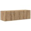 vidaXL Tv-meubelset Wandgemonteerd 5 pcs Oud Hout Bewerkt hout