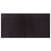 vidaXL Vloerkleed rechthoekig 100x200 cm bamboe donkerbruin