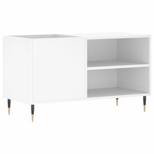 vidaXL Platenkast 85x38x48 cm bewerkt hout wit