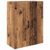 vidaXL Hoge kast 2 pcs Oud Hout 69,5 x 34 x 180 cm