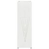 vidaXL Paraplu Standaard Wit 15.5 x 15.5 x 49 cm Metaal