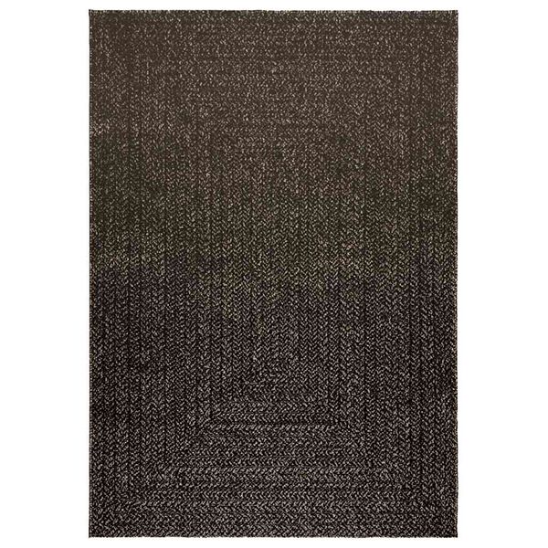 vidaXL Vloerkleed ZIZUR binnen en buiten 120x170cm jute look antraciet