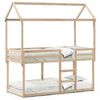 vidaXL Stapelbedframe zonder matras massief grenenhout 90x190 cm