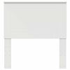 vidaXL Hoofdbord met hoofdeinde Wit 90 cm Bewerkt hout