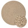 vidaXL Vloerkleed ZIZUR binnen en buiten &Oslash; 200 cm jute look