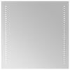 vidaXL LED Badkamer Spiegel Transparant 50 x 50 cm gehard glas