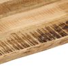 vidaXL Tafelblad met natuurlijke rand 80x40x2,5 cm massief mangohout