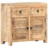 vidaXL Dressoir 70x30x68 cm massief mangohout