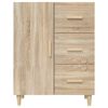 vidaXL Dressoir 69,5x34x90 cm bewerkt hout sonoma eikenkleurig