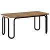 vidaXL Salontafel Artisanaal eiken 79,5 x 40 x 36 cm Bewerkt hout