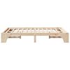 vidaXL Bedframe Naturel 120 x 200 cm Massief grenenhout