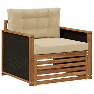 vidaXL Buiten Midden Sofa Massief Acaciahout Naturel