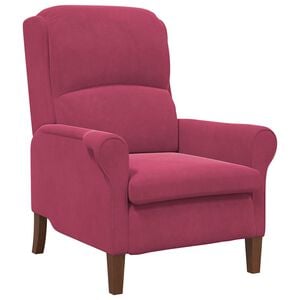 vidaXL Fauteuil Wijnrood Fluweel