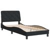 vidaXL Bedframe zonder matras fluweel zwart 80x200 cm