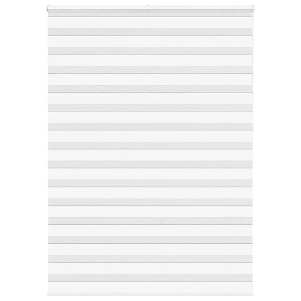 vidaXL Zebra rolgordijn 165x230 cm stofbreedte 160,9cm polyester wit